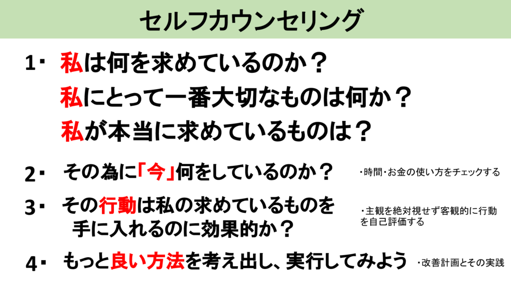 求めている「モノ・コト」を明確化