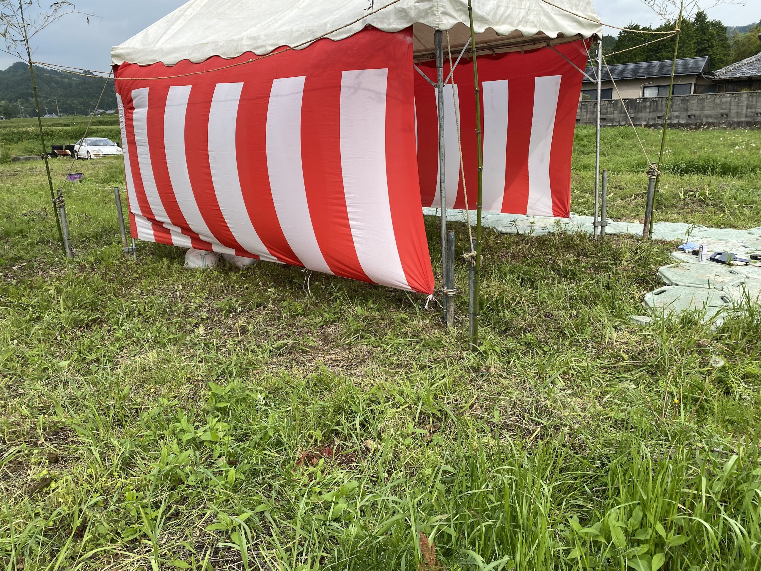地鎮祭前の地縄張りに行ってきました〜！
