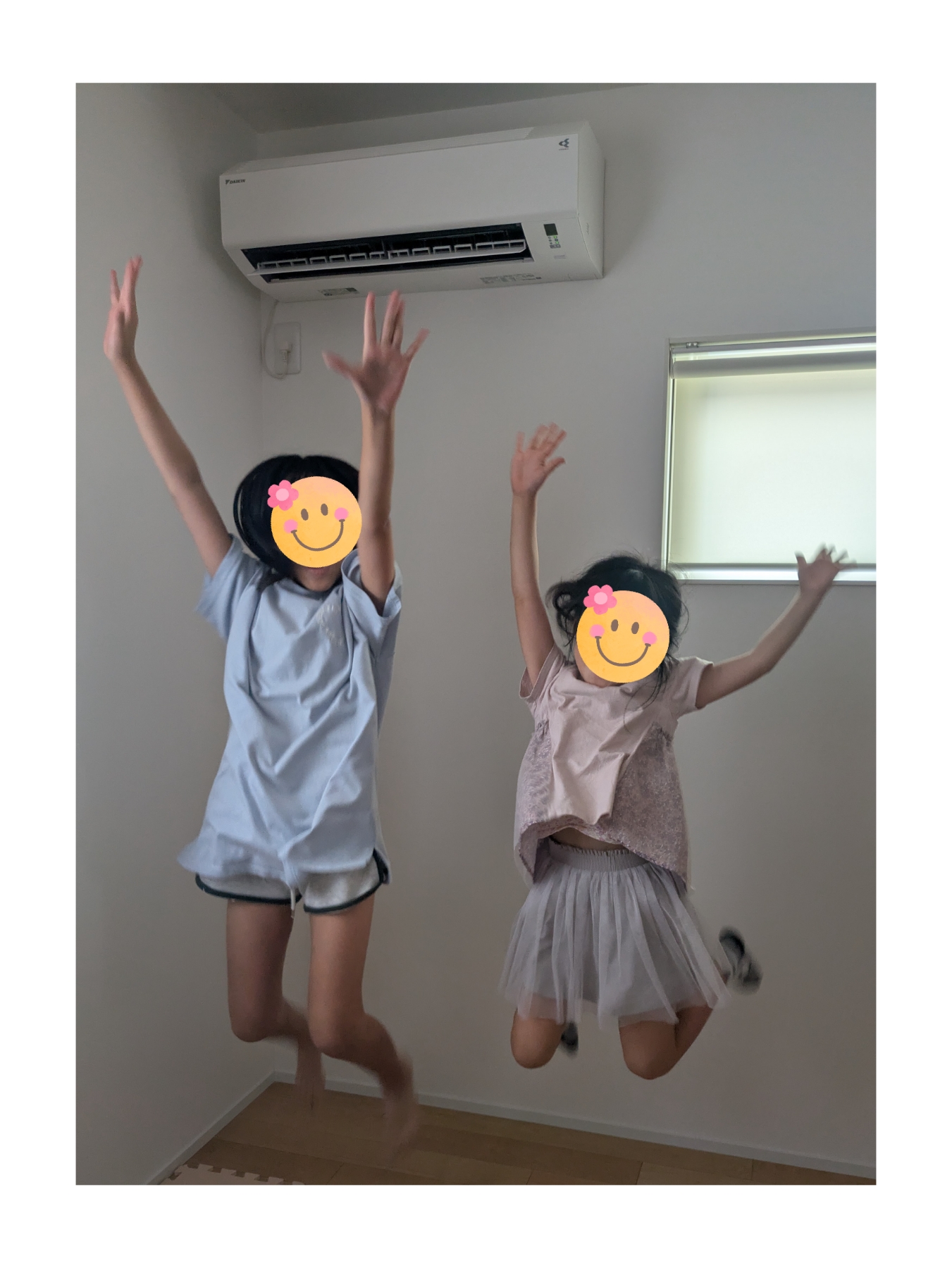 念願のエアコン設置