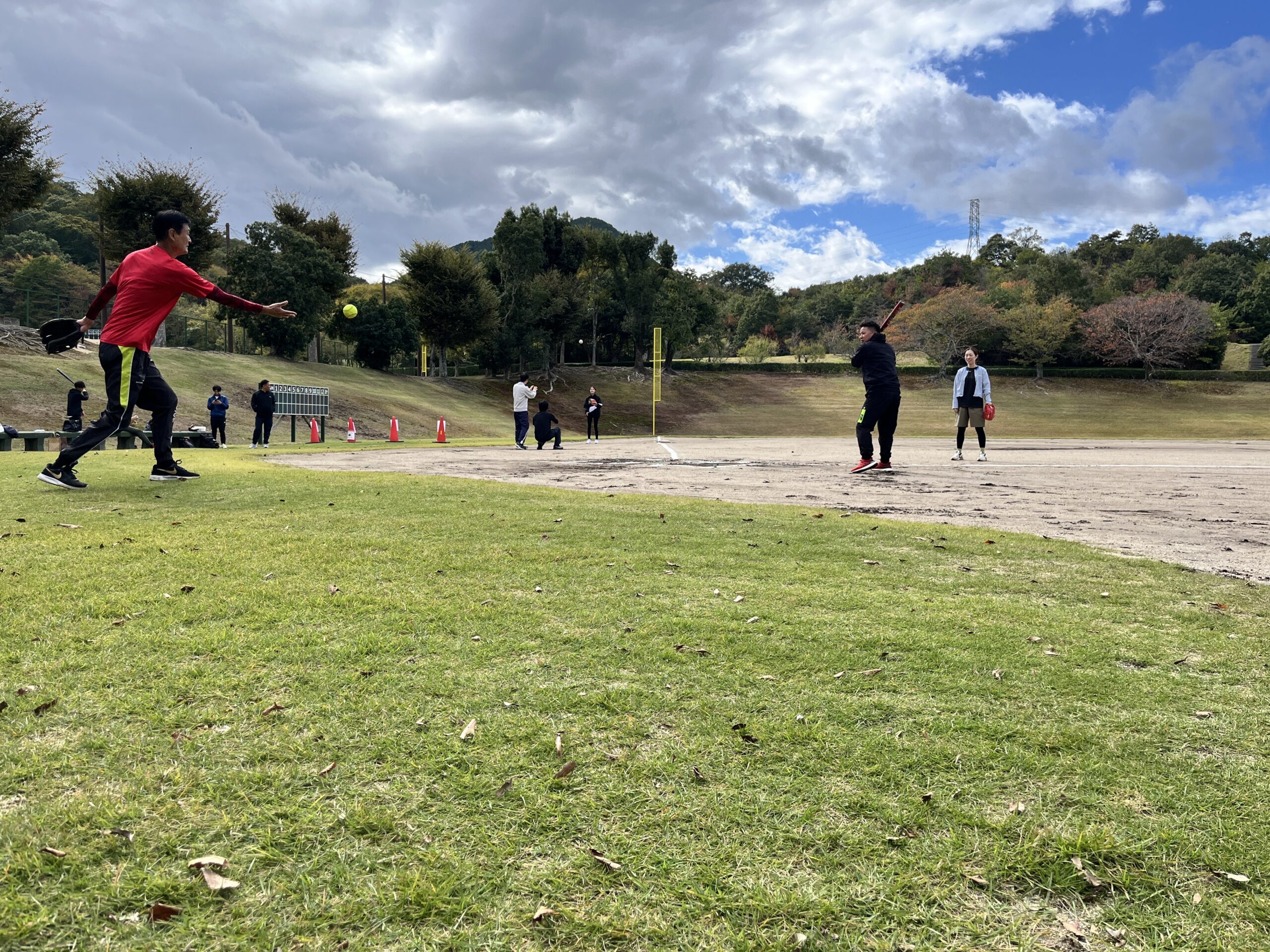 ソフトボールと筋肉痛