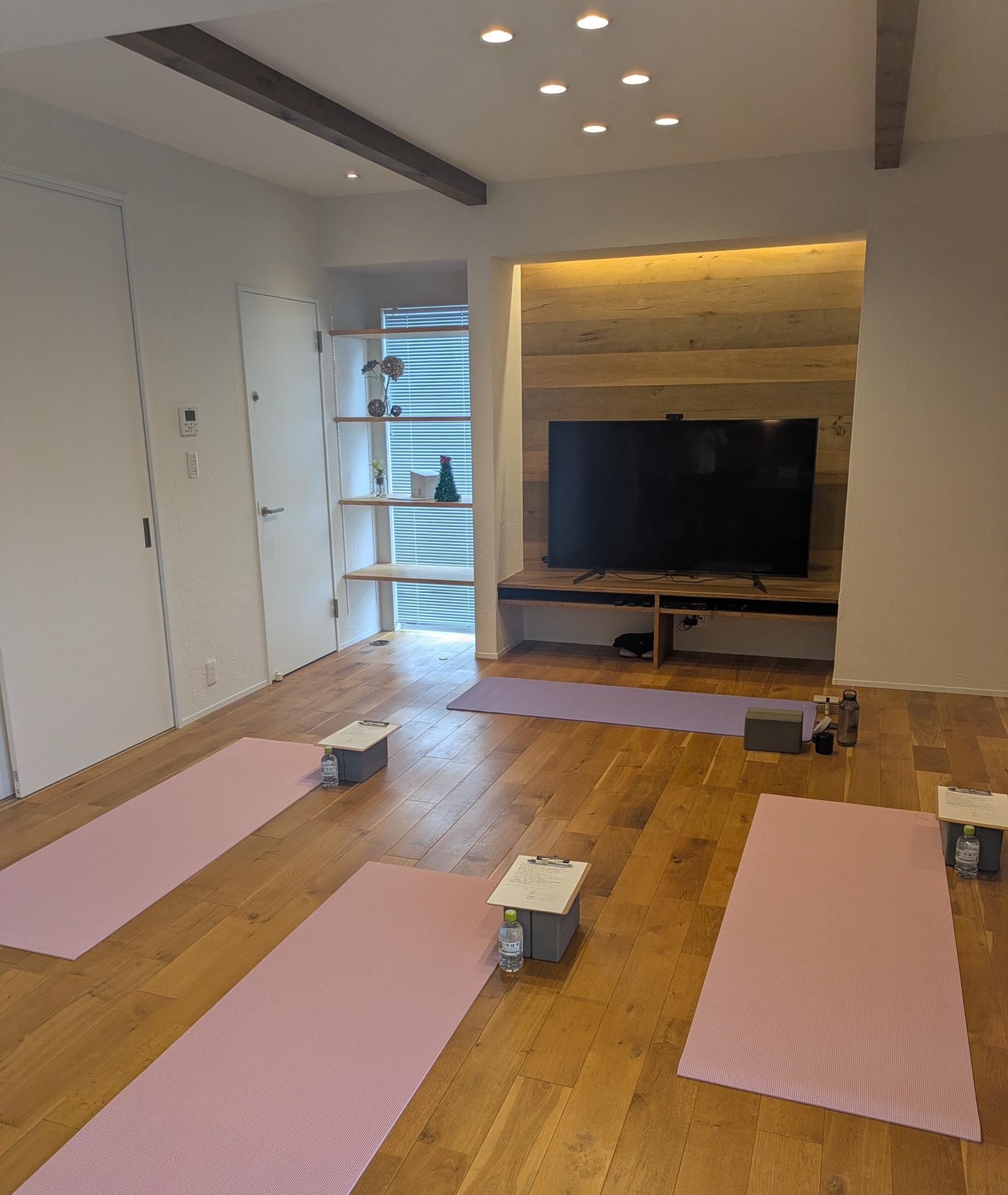 華建築でヨガ体験