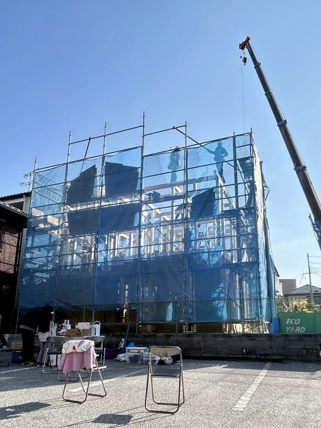 上棟日和かと思いました