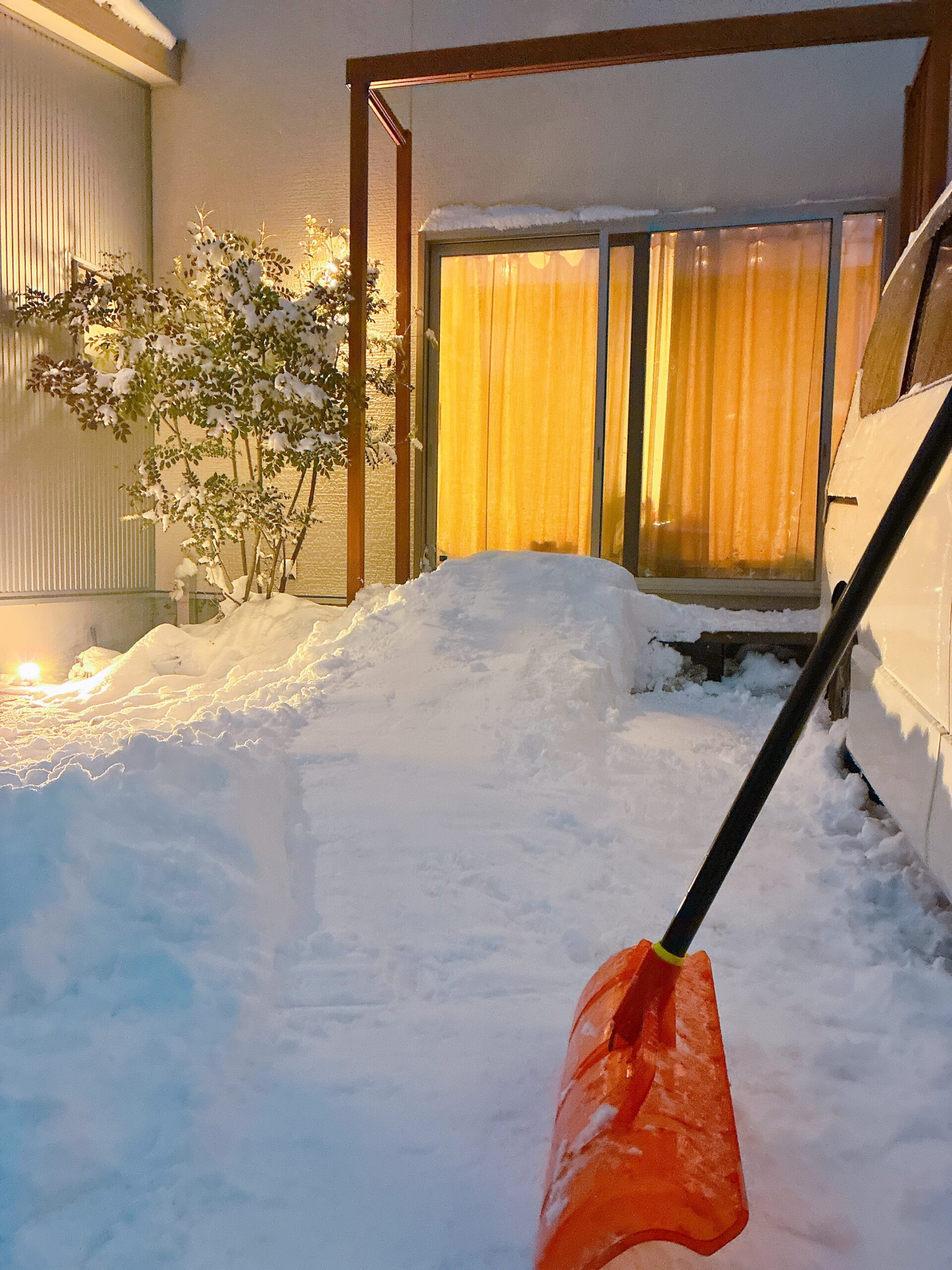 インナーで過ごす晩御飯